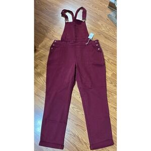 Judy Blue‎ Burgundy Overalls Style JB88712C Women's Size 3XL Cotton Blend